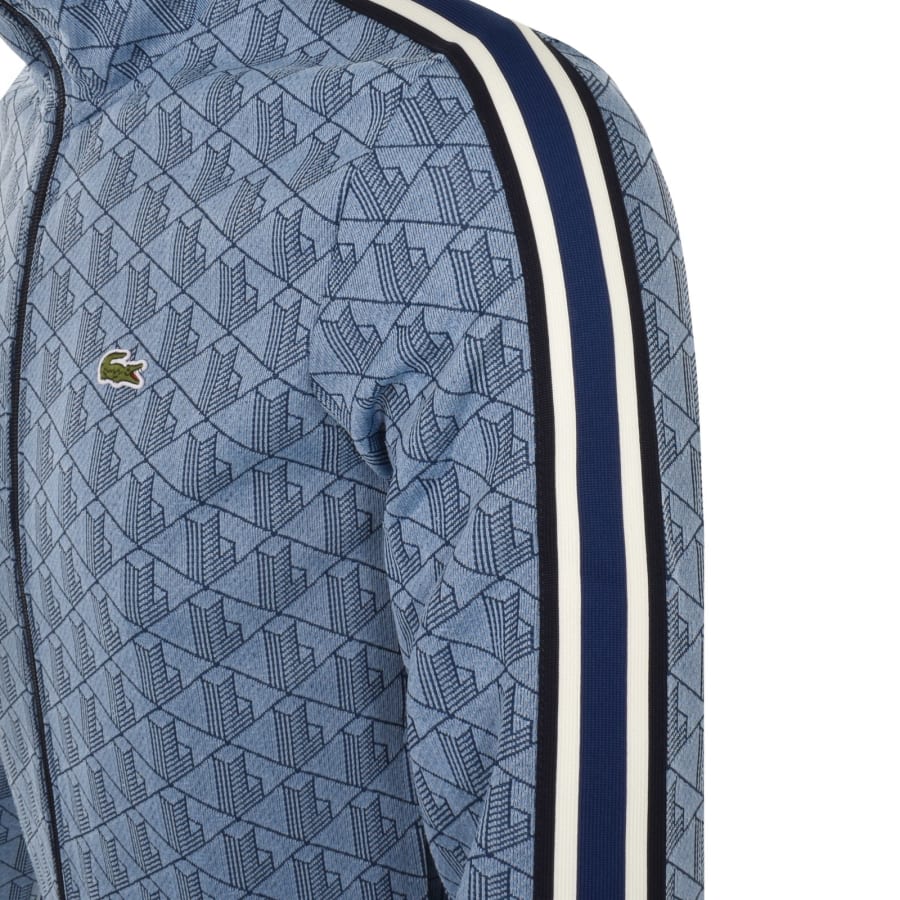 Lacoste Full Zip Sweatshirt Blue